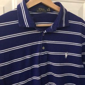 Polo Ralph Lauren Blue Striped Polo